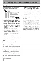 Preview for 24 page of Tascam DP-02 Owner'S Manual