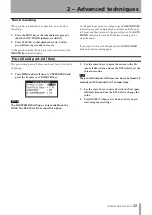 Preview for 33 page of Tascam DP-02 Owner'S Manual