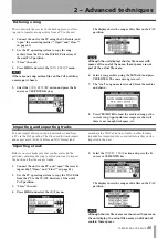 Preview for 45 page of Tascam DP-02 Owner'S Manual