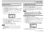 Preview for 51 page of Tascam DR-60DmkII Reference Manual