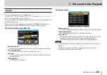 Preview for 65 page of Tascam DR-V1HD Owner'S Manual