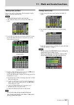 Preview for 107 page of Tascam HS-20 Owner'S Manual