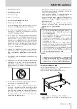 Preview for 3 page of Tascam HS-2000 Owner'S Manual