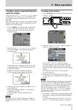 Preview for 31 page of Tascam HS-2000 Owner'S Manual