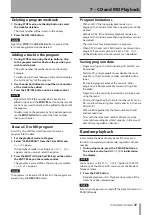 Preview for 31 page of Tascam MD-CD1mkII Owner'S Manual