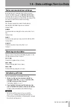 Preview for 49 page of Tascam MD-CD1mkII Owner'S Manual