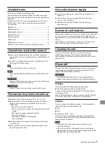 Preview for 7 page of Tascam MZ-123BT Owner'S Manual