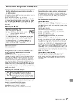 Preview for 37 page of Tascam MZ-123BT Owner'S Manual