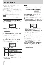 Preview for 30 page of Tascam SD-20M Owner'S Manual