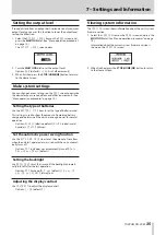 Preview for 35 page of Tascam SD-20M Owner'S Manual