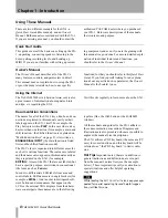 Preview for 8 page of Tascam SX-1 Quick Start Manual