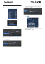 Preview for 2 page of Tascam TM-250U Manual