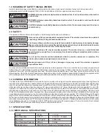 Preview for 3 page of Task Force Tips HURRICANE RC XFIH-E1 A Series Instructions For Installation, Safe Operation And Maintenance