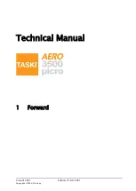 Preview for 5 page of Taski AERO 3500 micro Technical Manual