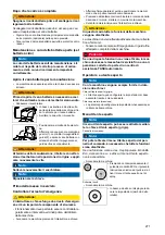 Preview for 273 page of Taski Diversey ULTIMAXX 1900 Instructions For Use Manual