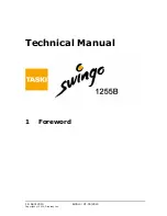 Preview for 4 page of Taski swingo 1255B Power Technical Manual