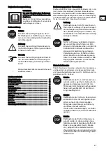 Preview for 49 page of Taski swingo 455B Instructions For Use Manual