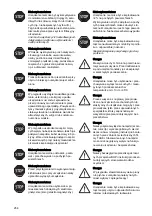 Preview for 258 page of Taski swingo 455B Instructions For Use Manual