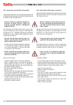 Preview for 12 page of TATA Motors TSW 151 Installation, Use And Manteinance Manual