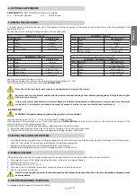 Preview for 19 page of tau ARM 3000 Series Use And Maintenance Manual