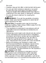 Preview for 28 page of Taurus HM750BKD Instructions For Use Manual