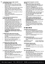 Preview for 19 page of Taurus KCTS 1700 Instruction Manual