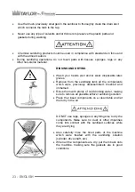 Preview for 24 page of Taylor Frigomat CH02 Series Instructions And Warnings For Installation And Use