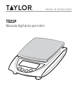 Preview for 23 page of Taylor TE21P Instruction Manual