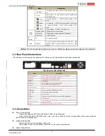 Preview for 7 page of TBK vision NVR5008 User Manual