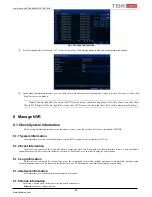 Preview for 31 page of TBK vision NVR5008 User Manual