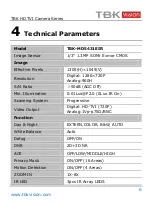 Preview for 7 page of TBK vision TBK-MD5431EIR User Manual