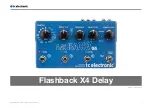 TC Electronic Flashback X4 Delay Manual preview