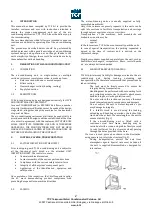 Preview for 3 page of TCF T Series Instruction, Operation And Maintenance Manual