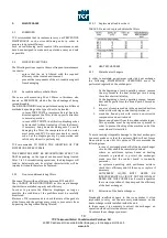 Preview for 11 page of TCF T Series Instruction, Operation And Maintenance Manual