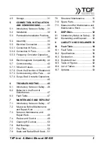 Preview for 3 page of TCF TXP Series Operating And Assembly Instructions Manual