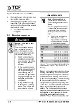 Preview for 34 page of TCF TXP Series Operating And Assembly Instructions Manual