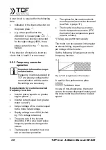 Preview for 40 page of TCF TXP Series Operating And Assembly Instructions Manual