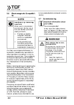 Preview for 42 page of TCF TXP Series Operating And Assembly Instructions Manual