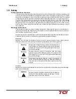 Preview for 7 page of TCi HarmonicGuard HGL Series Installation, Operation And Maintenance Manual