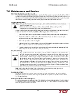 Preview for 51 page of TCi HarmonicGuard HGL Series Installation, Operation And Maintenance Manual