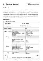 Preview for 6 page of TCL Alcatel PLUS 10 WIFI Service Manual