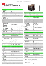 Preview for 6 page of TCL L28B2500-MS306D-LA Service Manual