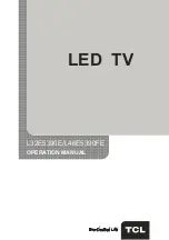 TCL L32E5390E Operation Manual preview