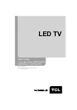 TCL LE40FHDX10TA User Manual preview