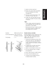 Preview for 21 page of TCM NAHMASCHINE Instructions For Use And Guarantee