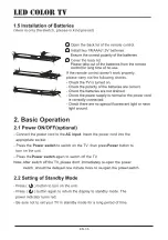 Preview for 9 page of TD Systems K55DLS6U Manual