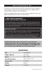 Preview for 5 page of TDC BMW S1000 RR Owner'S Manual With Assembly Instructions