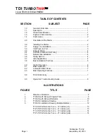 Preview for 2 page of TDI TURBOTWIN T100-VE Installation And Operating Manual