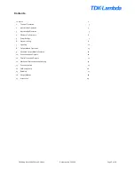 Preview for 2 page of TDK-Lambda CM4 Application Notes