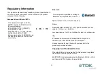 Preview for 22 page of TDK bluetooth usb adapter User Manual